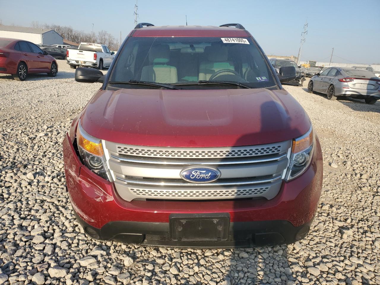 2015 Ford Explorer VIN 1FM5K8B86FGA13008 Copart auction photo, front end / rear end damage thumbnail 5