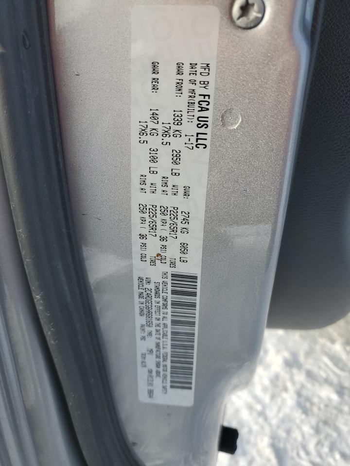 2017 Dodge Caravan VIN 2C4RDGEG6HR681650 Copart auction photo, front end damage thumbnail 13