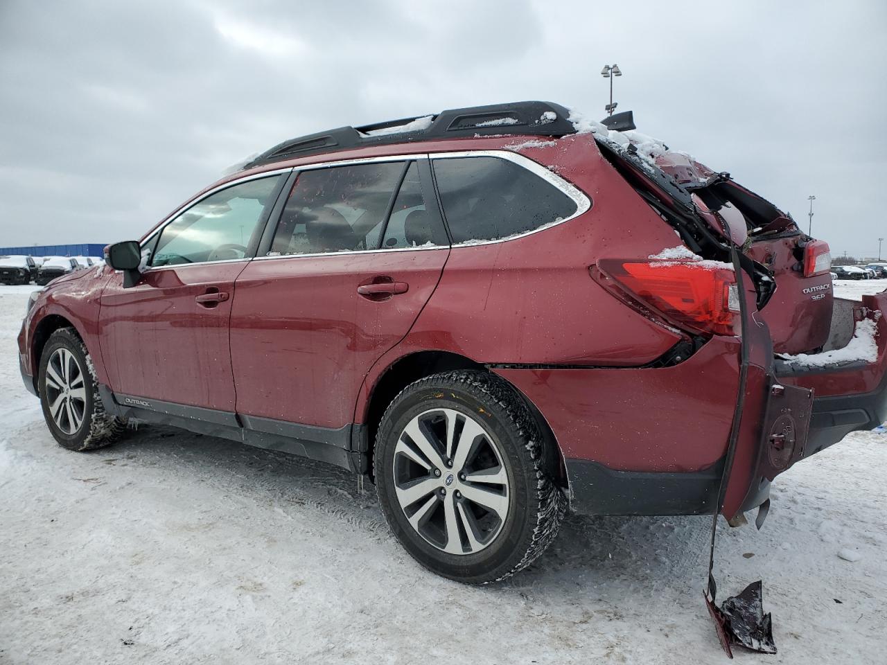 2019 Subaru Outback VIN 4S4BSENC0K3367089 Copart auction photo, rear end damage thumbnail 2