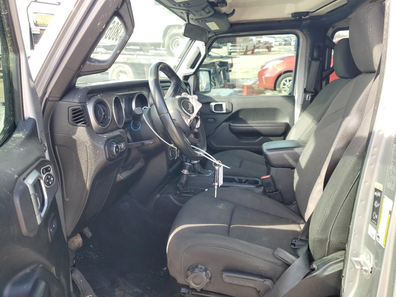 2020 Jeep Wrangler VIN 1C4HJXDN2LW198824 Copart auction photo, front end damage thumbnail 7