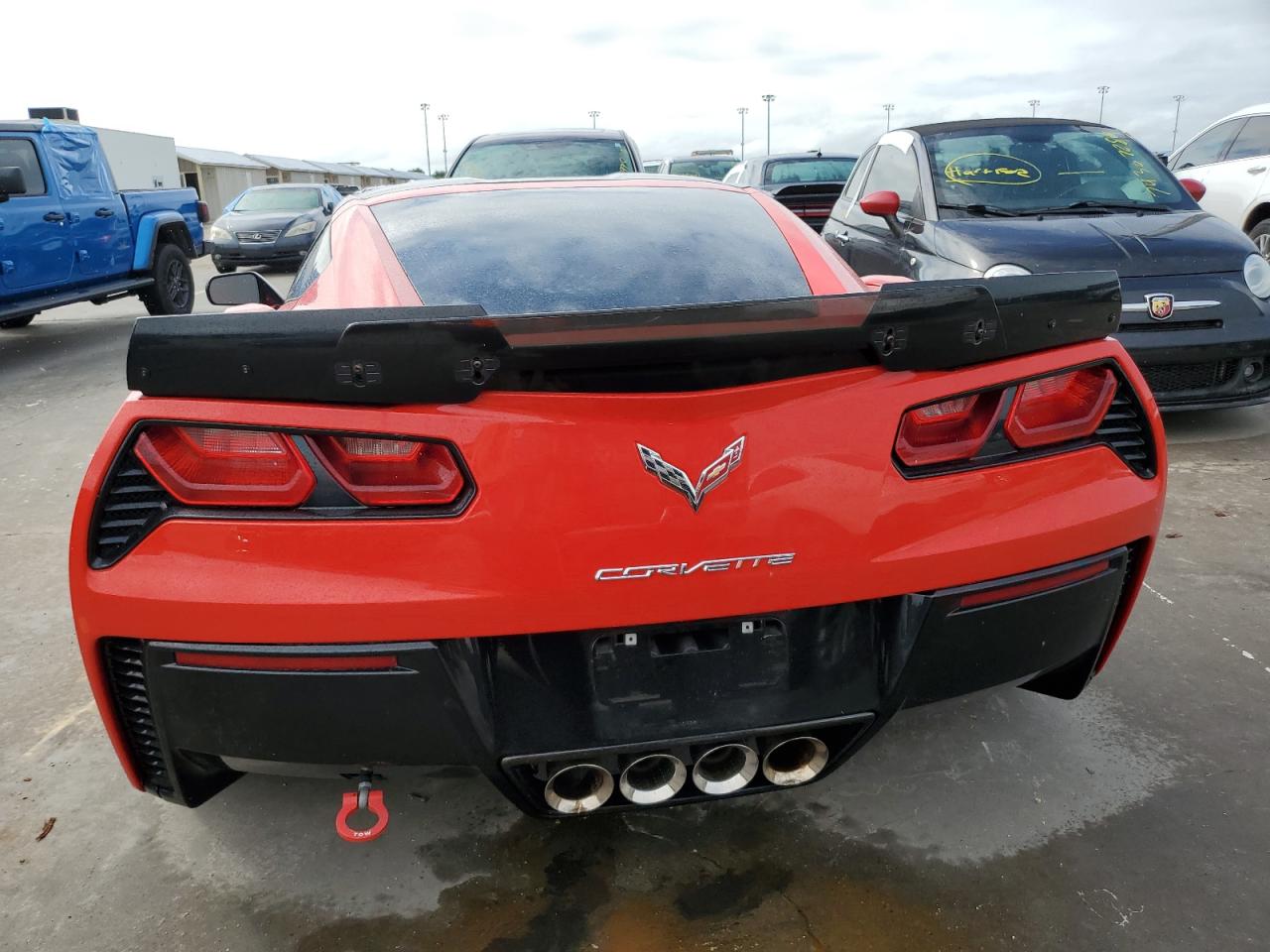 2017 Chevrolet Corvette VIN 1G1YX2D77H5111816 Copart auction photo, water/flood damage thumbnail 6