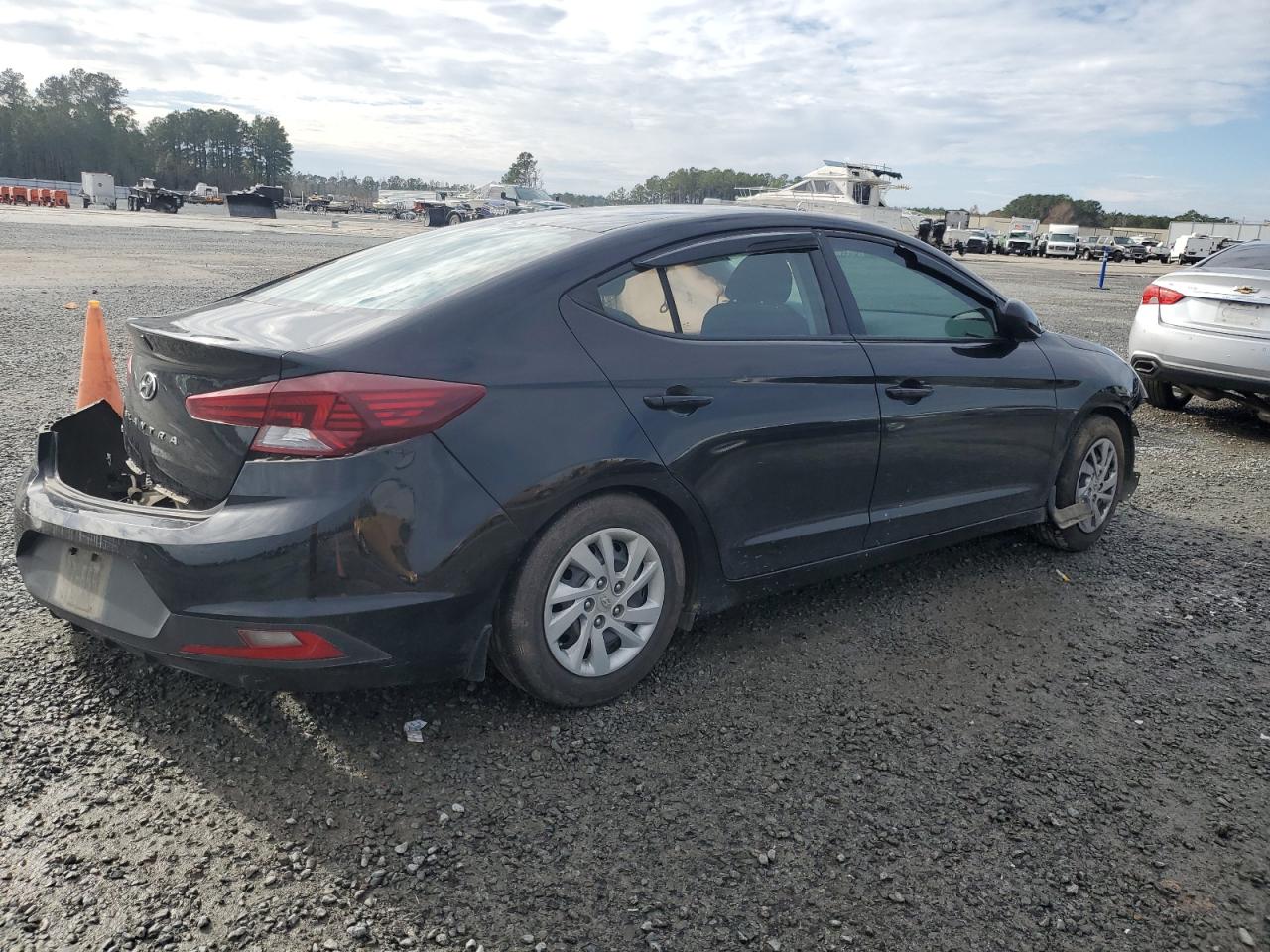 2019 Hyundai Elantra VIN 5NPD74LF1KH436589 Copart auction photo, all over / rear end damage thumbnail 3