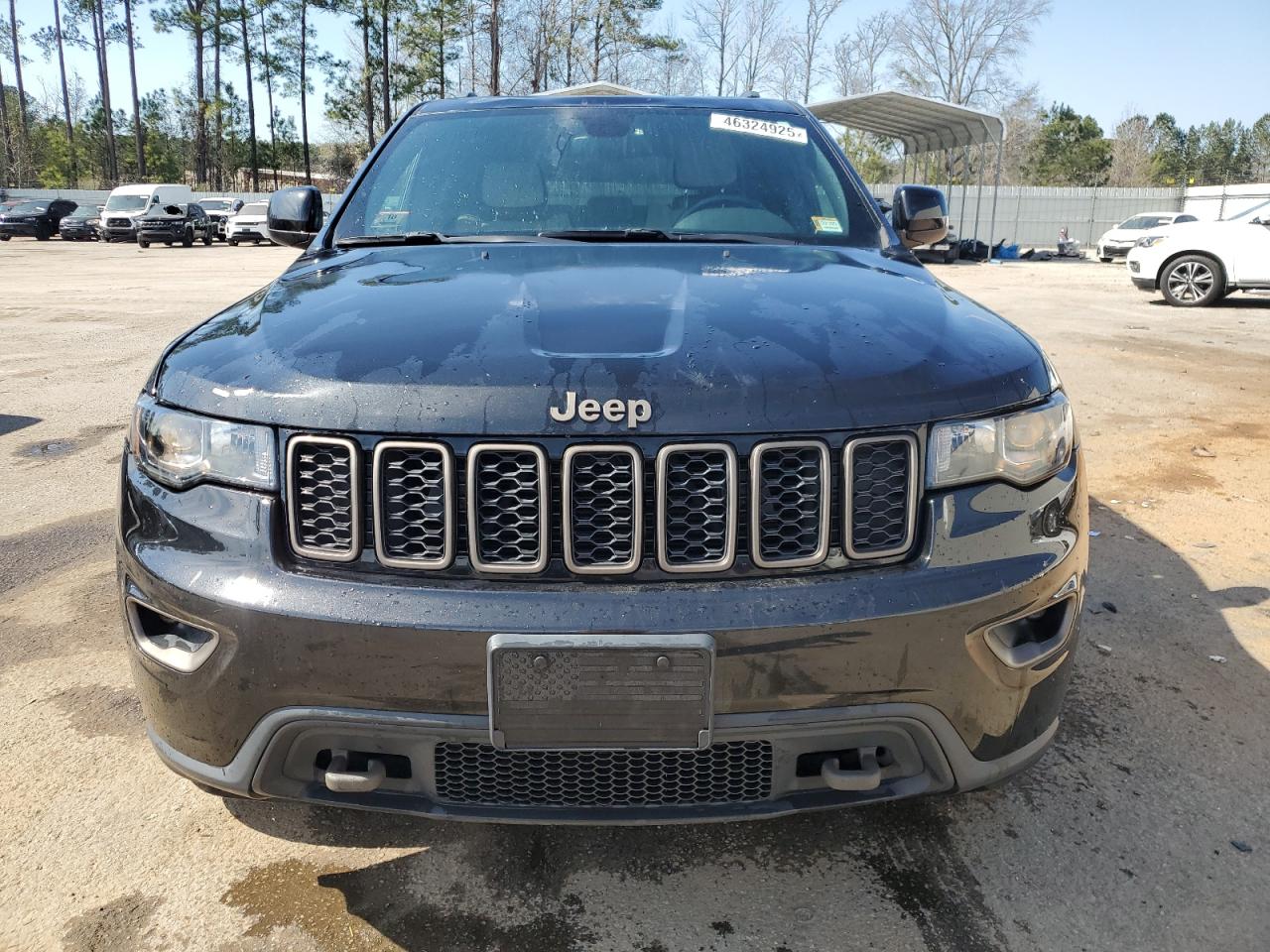 2016 Jeep Grand Cherokee VIN 1C4RJFAG2GC426011 Copart auction photo, front end / top/roof damage thumbnail 5
