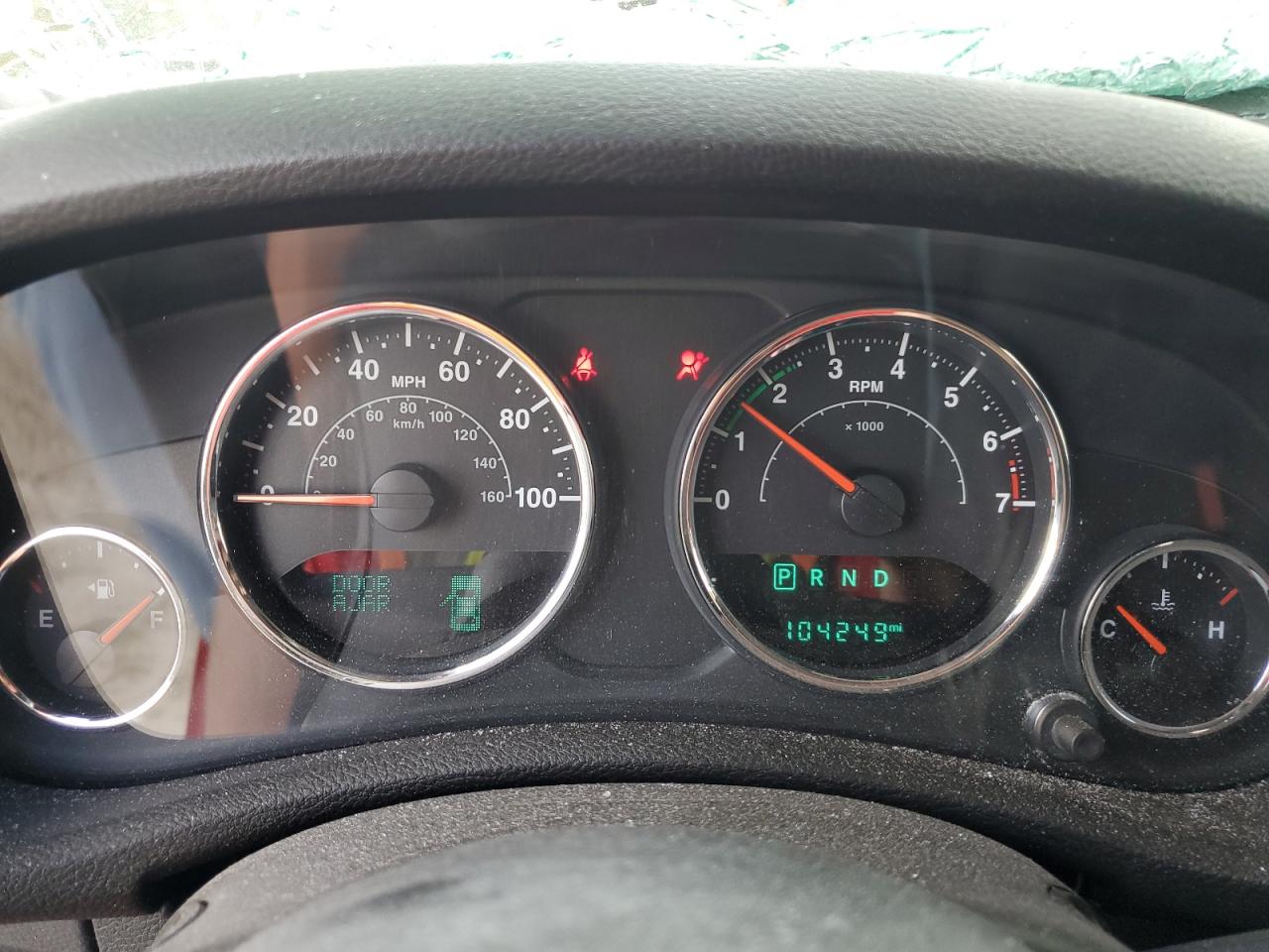 2015 Jeep Wrangler VIN 1C4BJWDG8FL754609 Copart auction photo, top/roof damage thumbnail 9