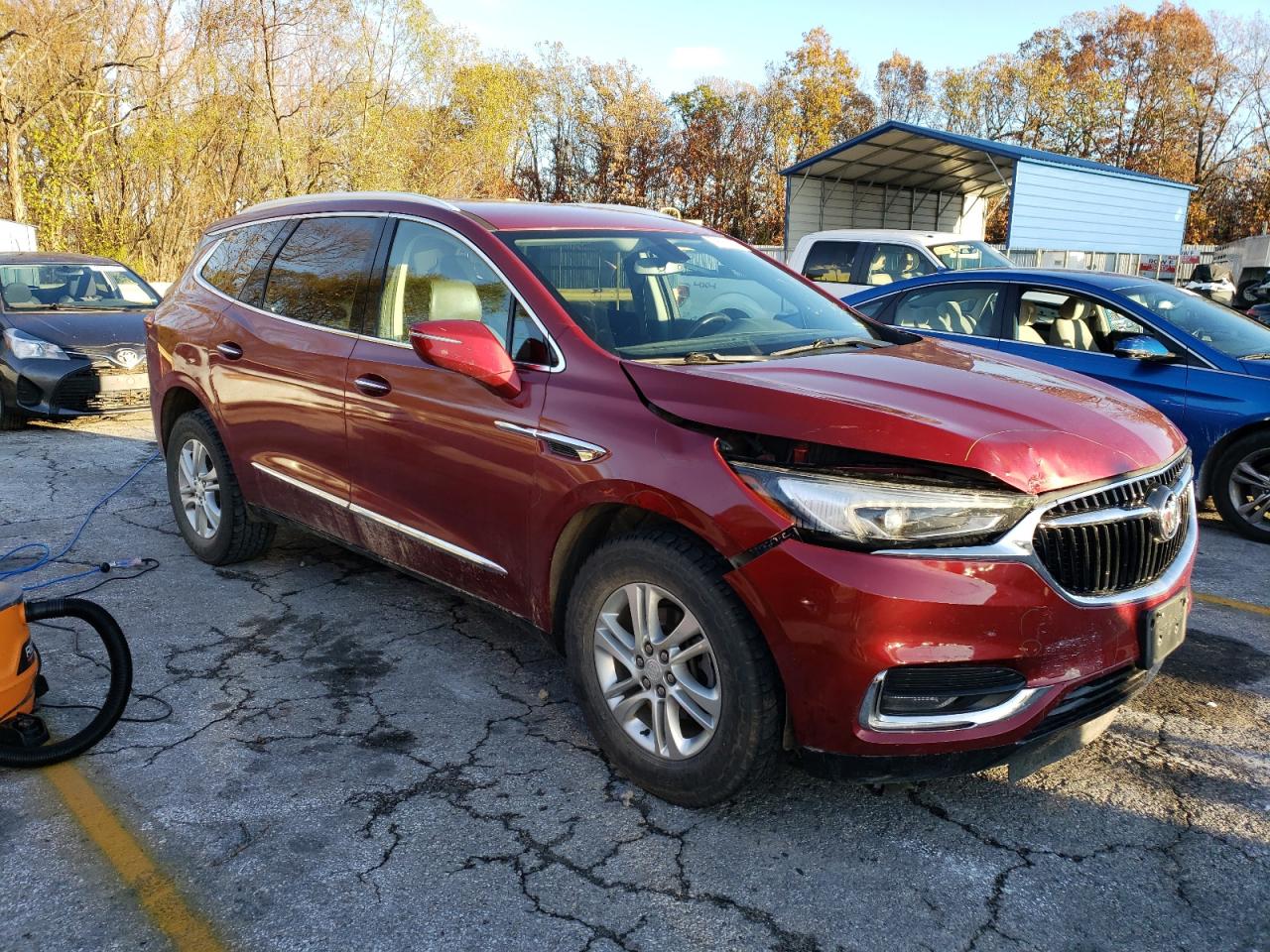 2018 Buick Enclave VIN 5GAERBKW1JJ133999 Copart auction photo, front end damage thumbnail 4
