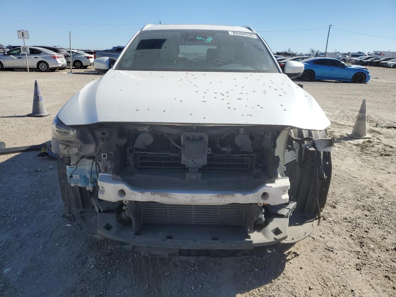 2021 Mazda CX-9 VIN JM3TCADYXM0507401 Copart auction photo, front end / side damage thumbnail 5
