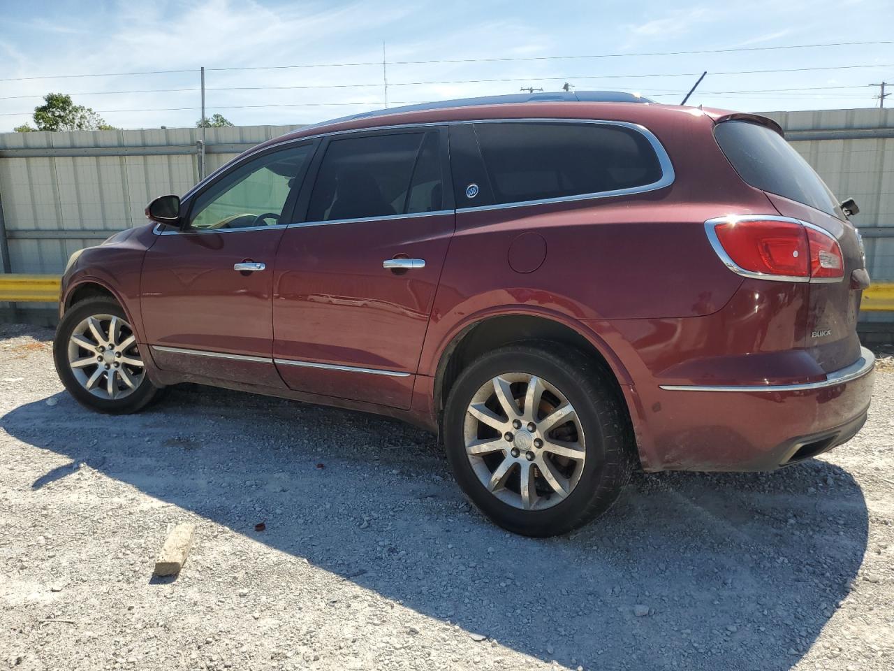 2015 Buick Enclave VIN 5GAKRCKD2FJ265894 Copart auction photo, front end / side damage thumbnail 2