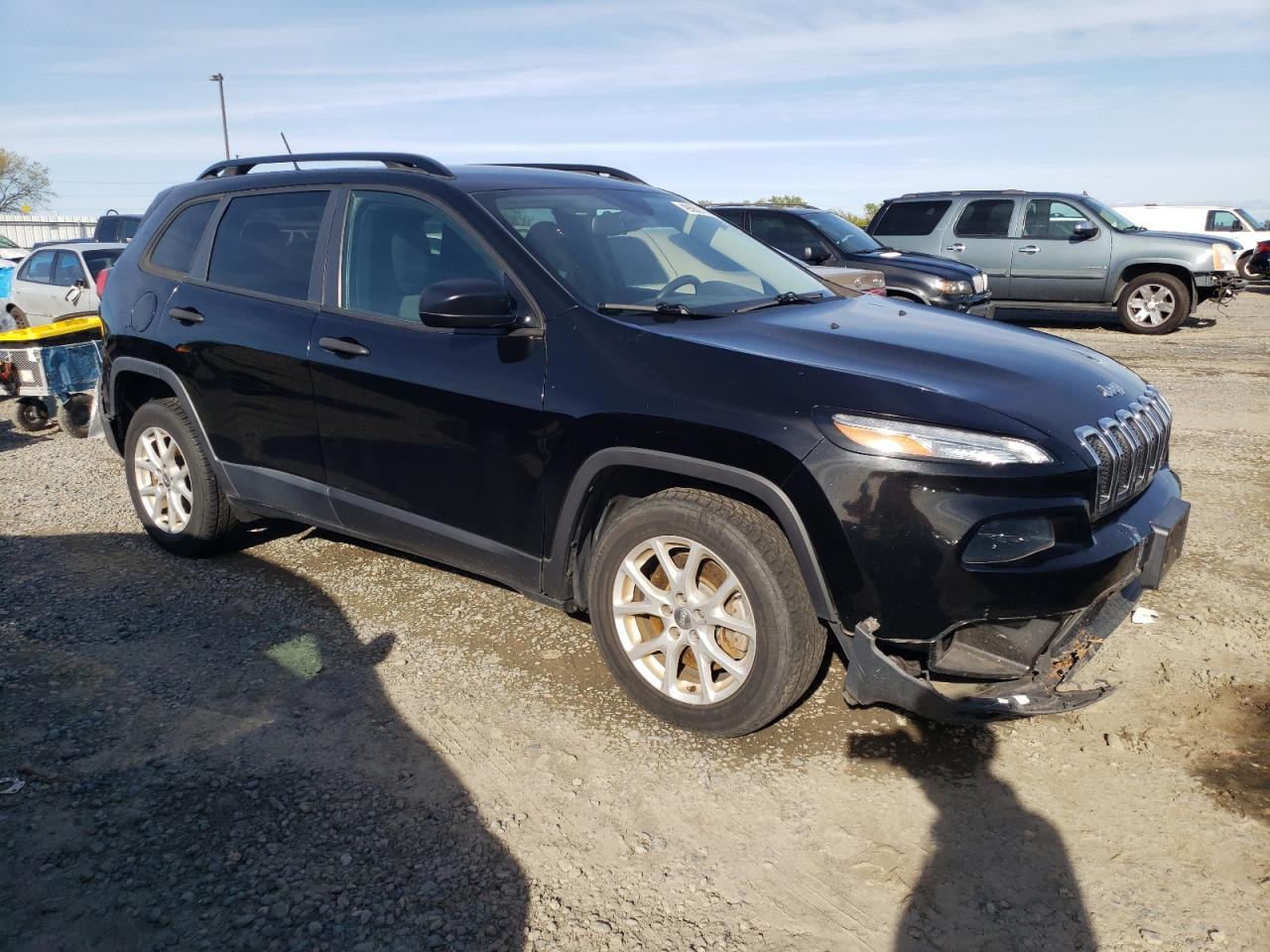 2017 Jeep Grand Cherokee VIN 1C4PJLAB5HW596339 Copart auction photo, rear end / front end damage thumbnail 4
