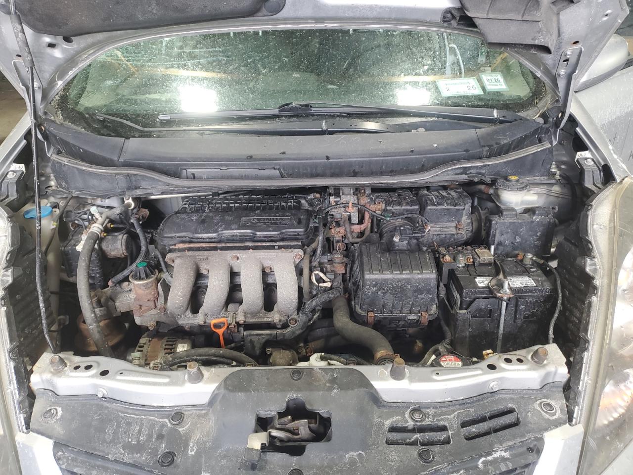 2013 Honda Fit VIN JHMGE8H37DC024036 Copart auction photo, top/roof / side damage thumbnail 11