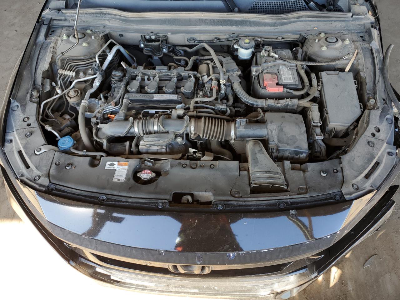 2019 Honda Accord VIN 1HGCV1F14KA159672 Copart auction photo, front end / side damage thumbnail 12
