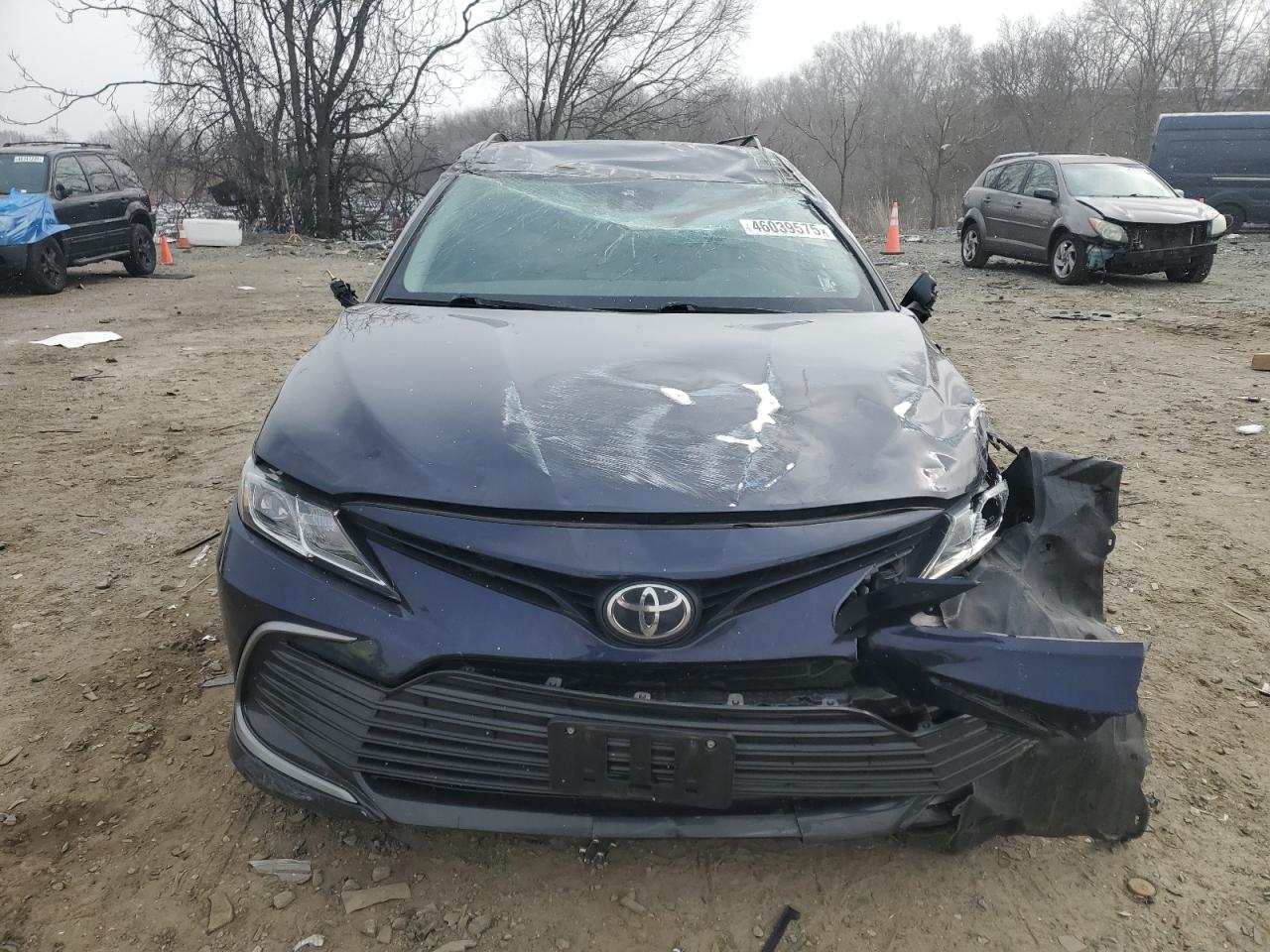 2021 Toyota Camry VIN 4T1C11AK9MU514505 Copart auction photo, front end / all over damage thumbnail 5