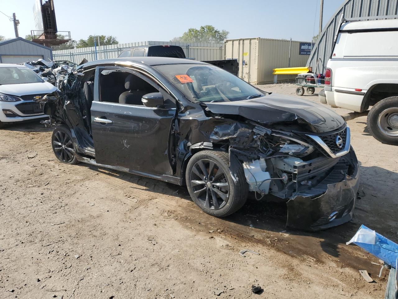 2017 Nissan Sentra VIN 3N1AB7AP4HY341604 Copart auction photo, all over damage thumbnail 4