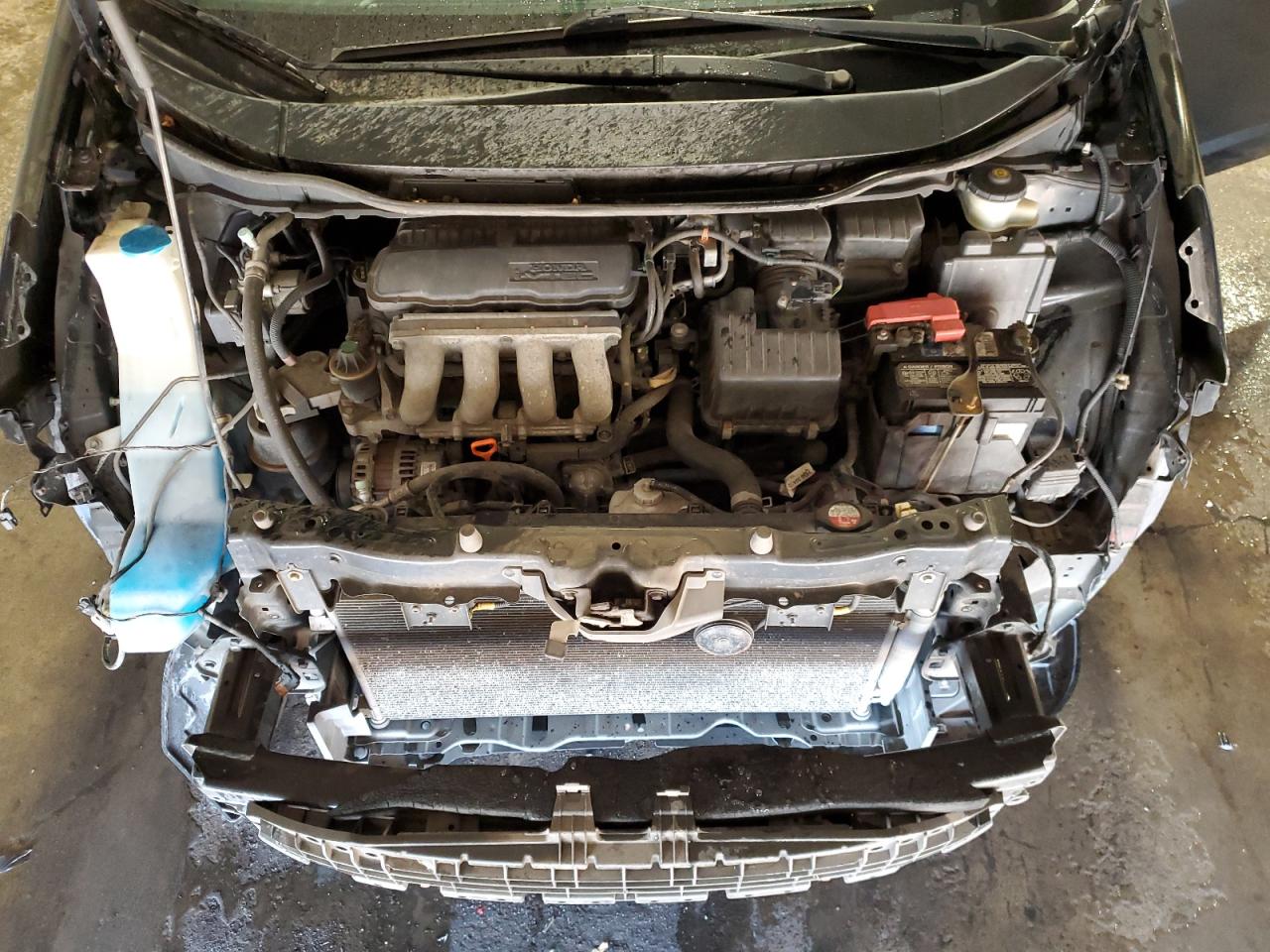 2009 Honda Fit VIN JHMGE88219C000247 Copart auction photo, front end damage thumbnail 11