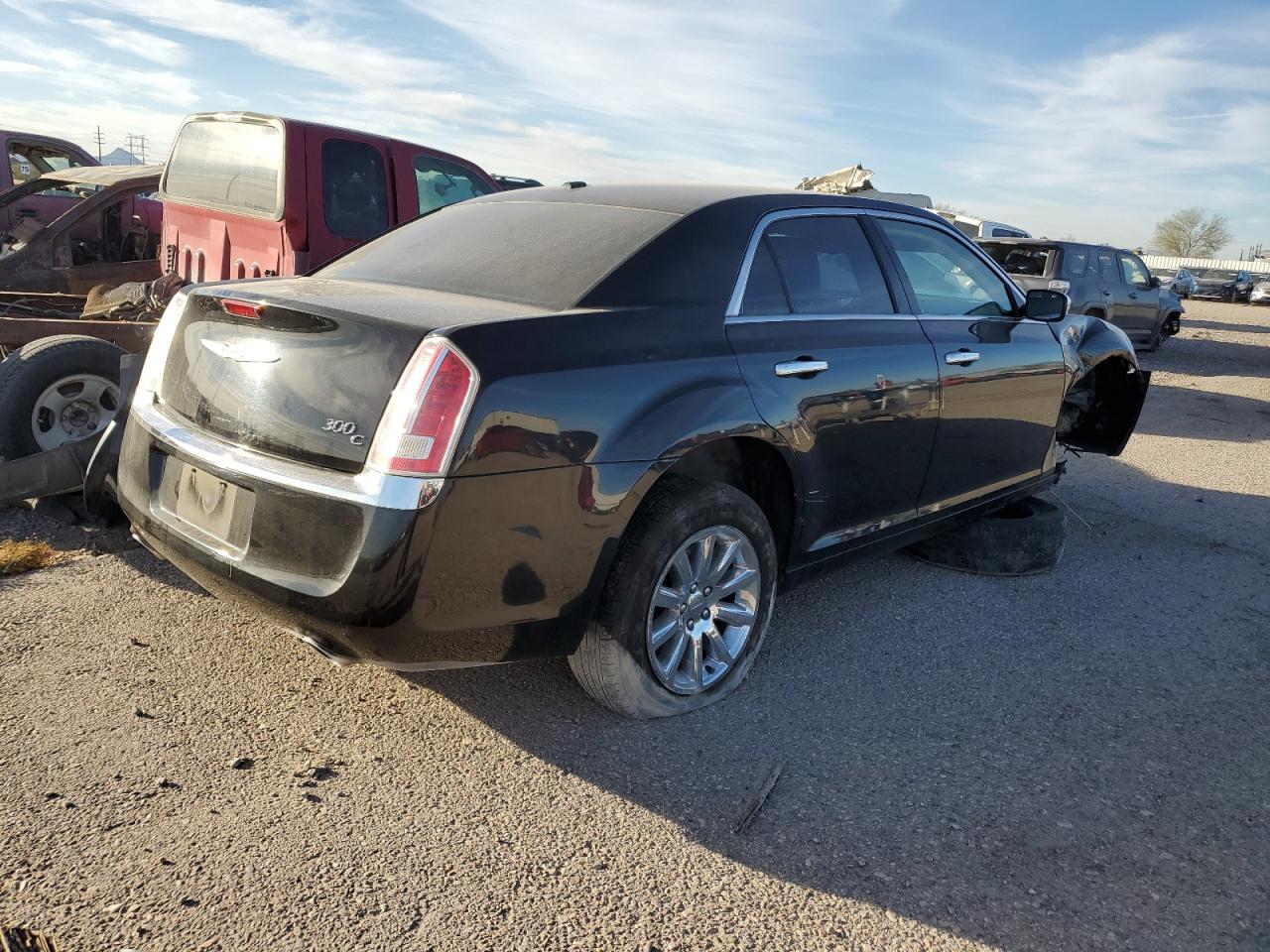 2013 Chrysler 300 VIN 2C3CCAEG1DH534453 Copart auction photo, undercarriage / front end damage thumbnail 3