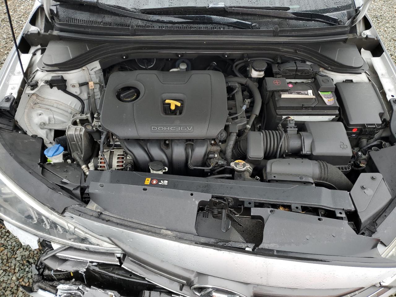 2020 Hyundai Elantra VIN KMHD74LF4LU928438 Copart auction photo, front end damage thumbnail 11
