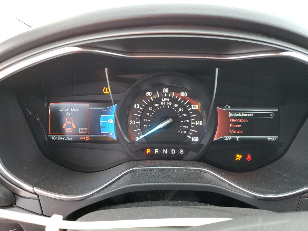 2016 Ford Fusion VIN 3FA6P0K94GR191004 Copart auction photo, front end damage thumbnail 9