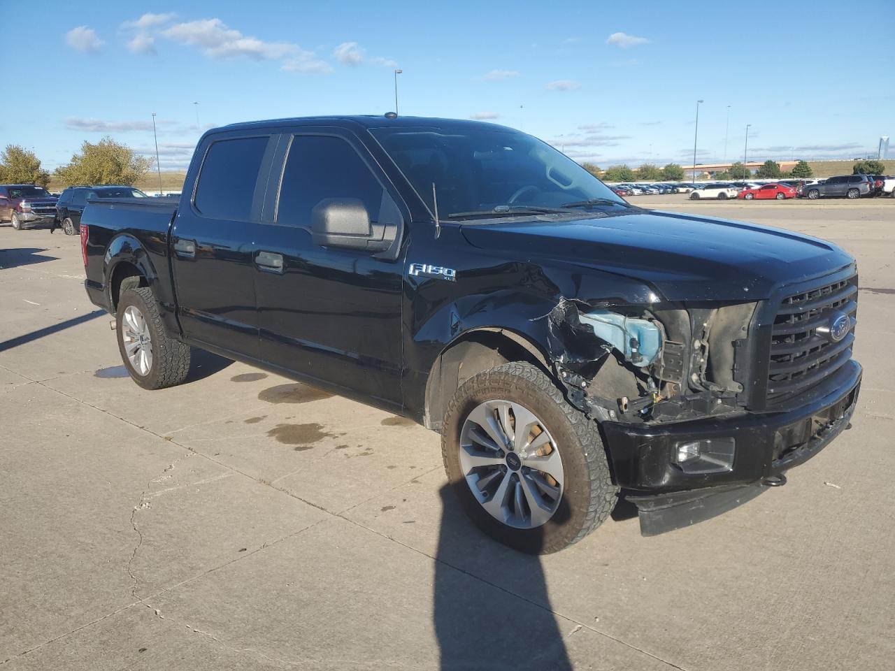2017 Ford F-150 VIN 1FTEW1EP7HKE36005 Copart auction photo, front end / hail damage thumbnail 4
