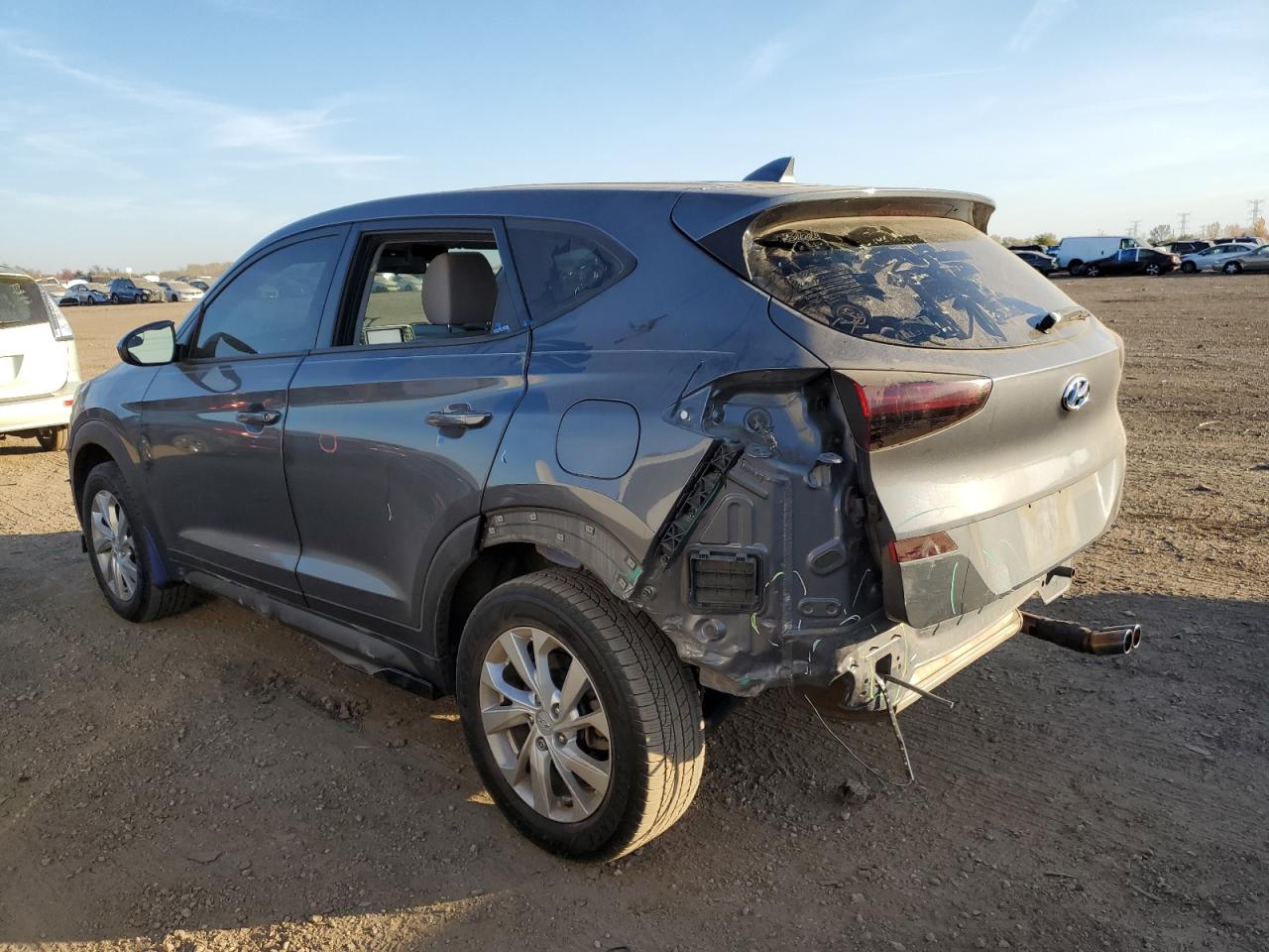 2019 Hyundai Tucson VIN KM8J23A42KU036104 Copart auction photo, rear end / all over damage thumbnail 2