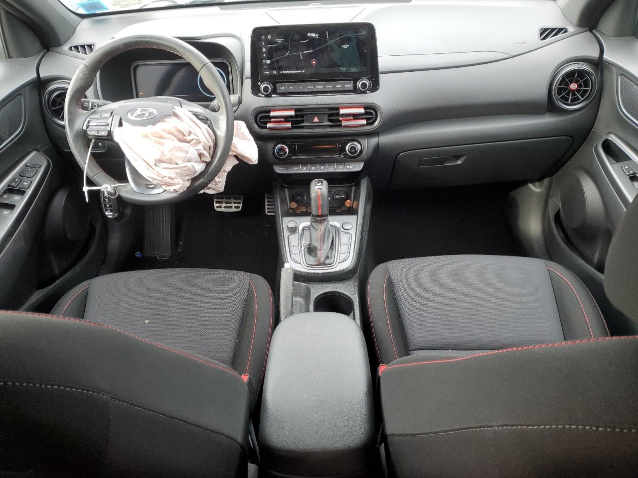 2023 Hyundai Kona VIN KM8K3CA36PU944250 Copart auction photo, front end / minor dent/scratches damage thumbnail 8