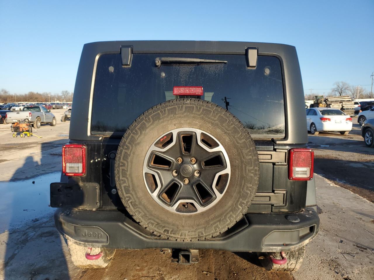 2014 Jeep Wrangler VIN 1C4HJWFG5EL317821 Copart auction photo, front end / minor dent/scratches damage thumbnail 6