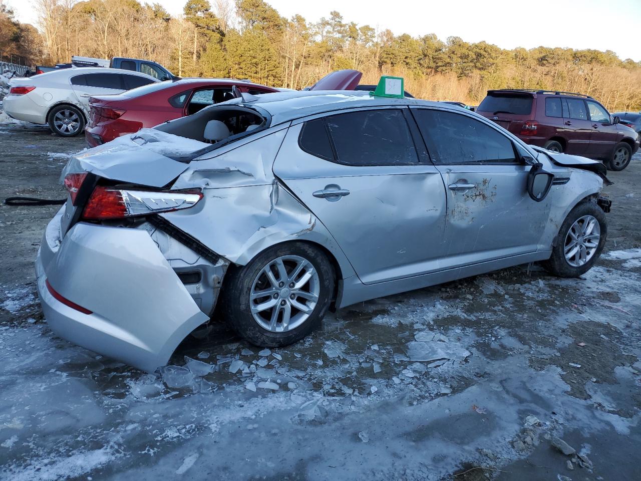 2013 KIA Optima VIN KNAGM4A73D5378311 Copart auction photo, rollover / minor dent/scratches damage thumbnail 3
