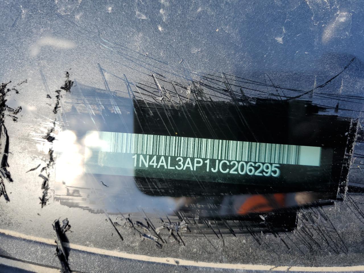 2018 Nissan Altima VIN 1N4AL3AP1JC206295 Copart auction photo, rear end / minor dent/scratches damage thumbnail 12