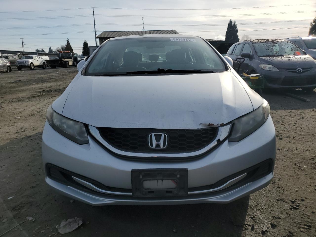 2013 Honda Civic VIN 2HGFB2F81DH540747 Copart auction photo, side damage thumbnail 5