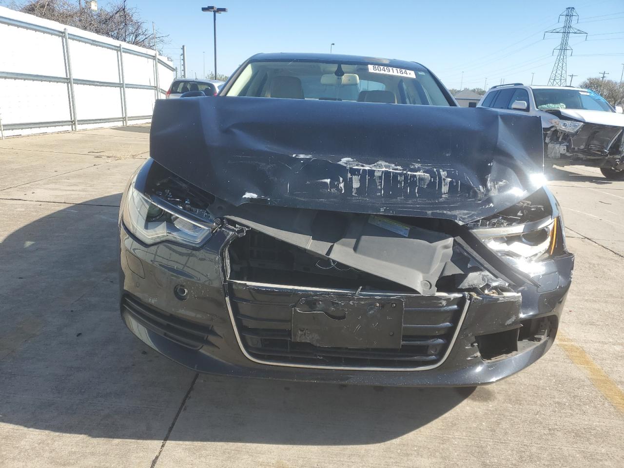 2014 Audi A6 VIN WAUGFAFC0EN144742 Copart auction photo, front end damage thumbnail 5