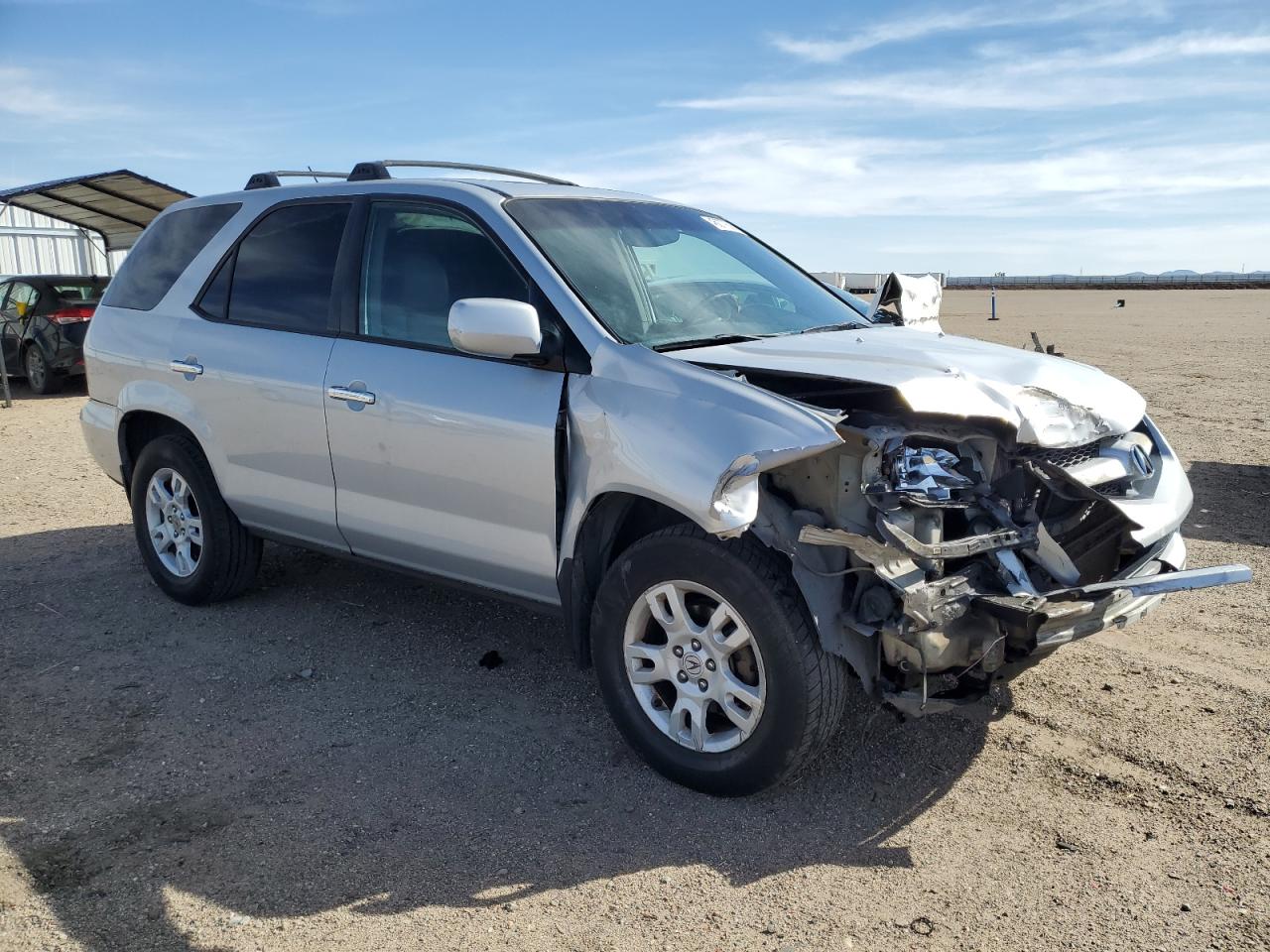 2004 Acura MDX VIN 2HNYD18664H521130 Copart auction photo, front end damage thumbnail 4