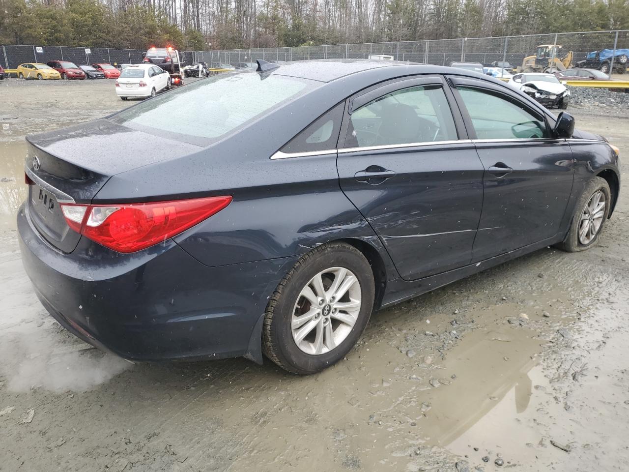 2013 Hyundai Sonata VIN 5NPEB4AC2DH588430 Copart auction photo, side / vandalism damage thumbnail 3