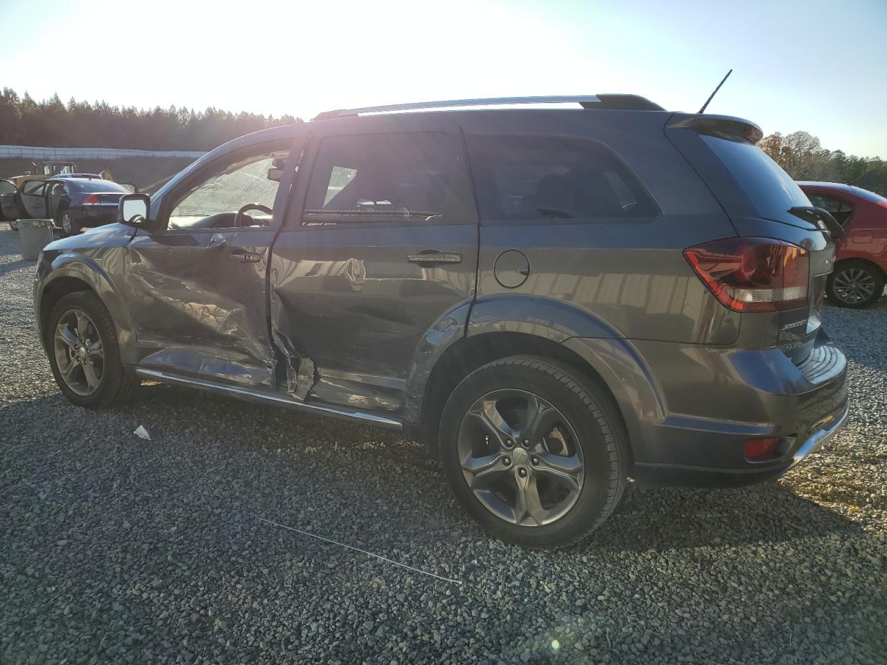 2015 Dodge Journey VIN 3C4PDCGG7FT547110 Copart auction photo, side damage thumbnail 2