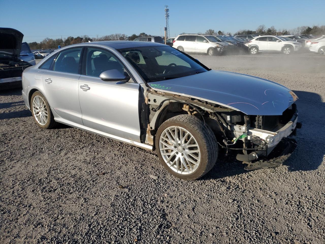 2016 Audi A6 VIN WAUGFAFC7GN018381 Copart auction photo, front end / minor dent/scratches damage thumbnail 4