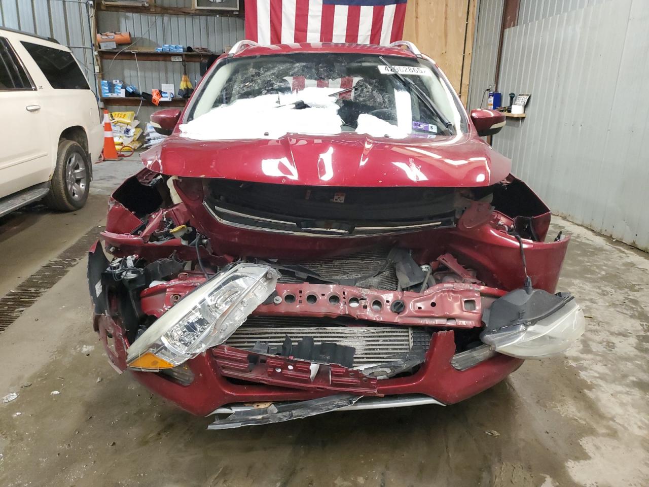 2016 Ford Escape VIN 1FMCU9J90GUA73659 Copart auction photo, front end / rear end damage thumbnail 5