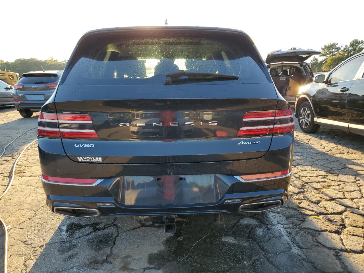 2022 Genesis Gv80 VIN KMUHCESC4NU080544 Copart auction photo, water/flood damage thumbnail 6