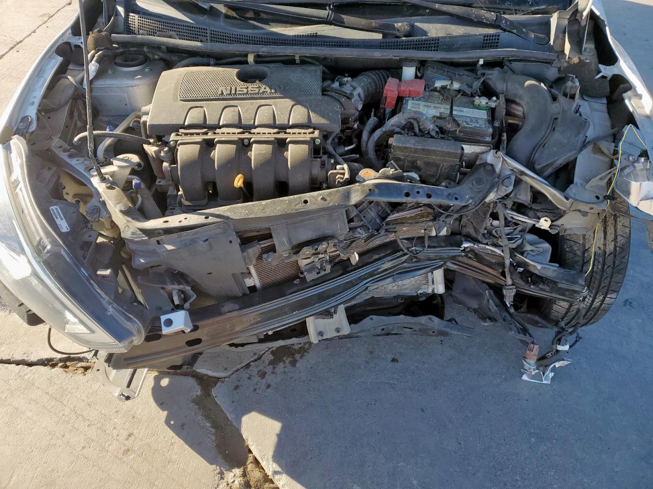 2017 Nissan Sentra VIN 3N1AB7AP0HY323536 Copart auction photo, front end / side damage thumbnail 12
