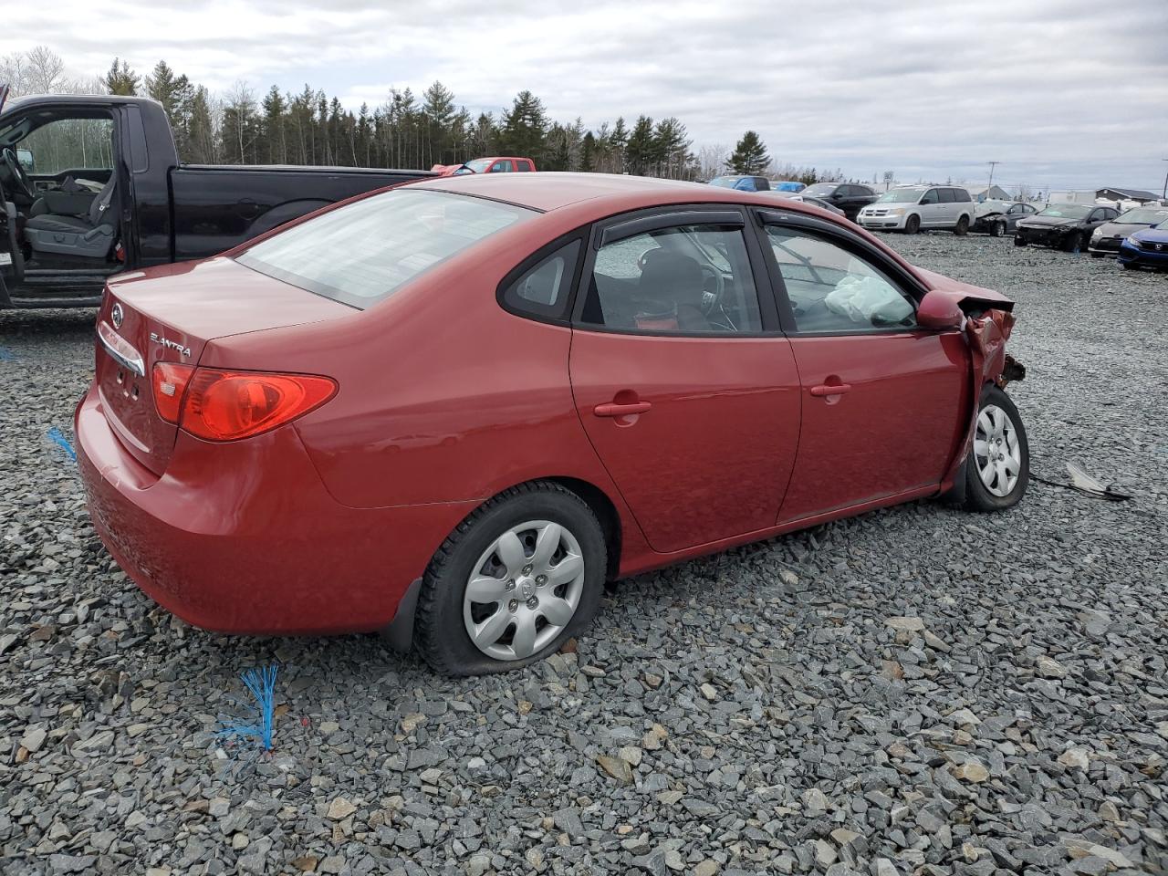 2010 Hyundai Elantra VIN KMHDU4BD1AU002908 Copart auction photo, front end damage thumbnail 3