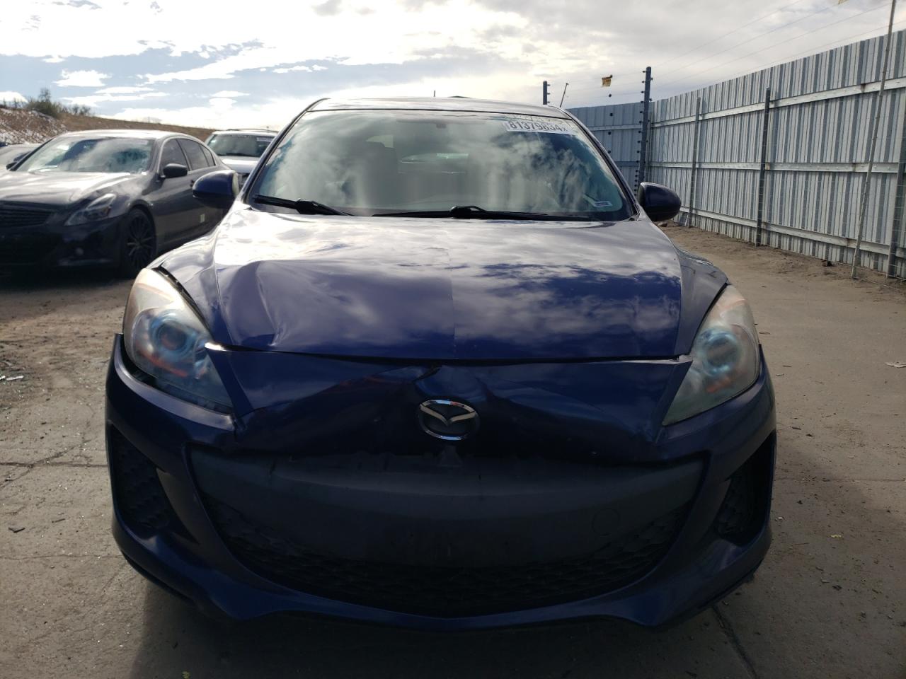 2013 Mazda 3 VIN JM1BL1L79D1762421 Copart auction photo, front end / hail damage thumbnail 5