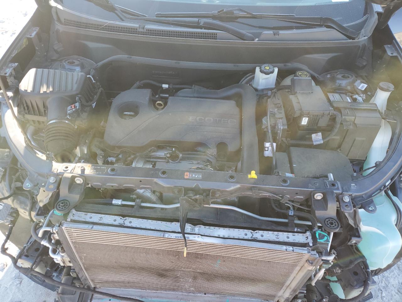 2018 Chevrolet Equinox VIN 3GNAXHEV9JL116117 Copart auction photo, front end damage thumbnail 12