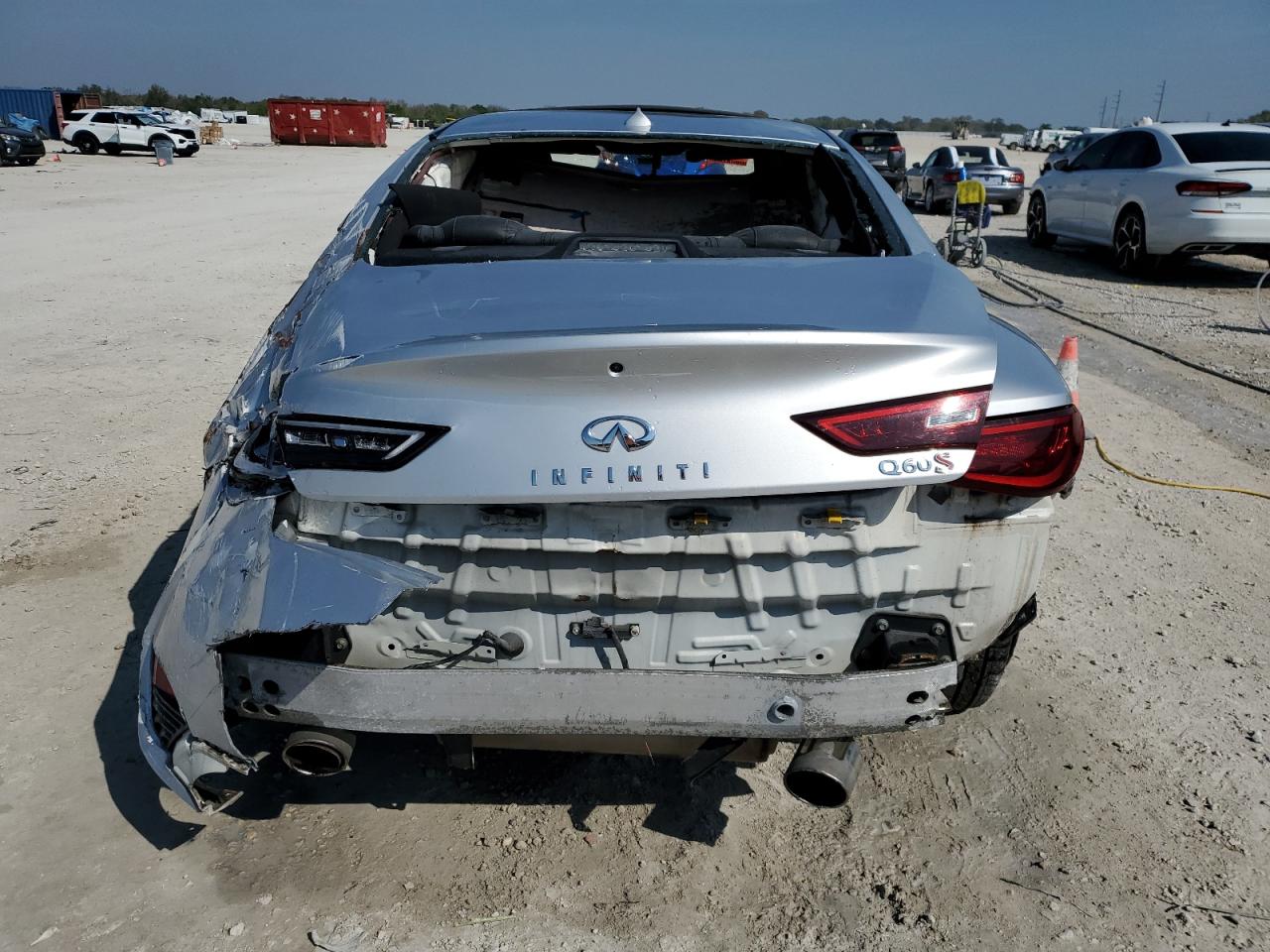 2019 Infiniti Q60 VIN JN1EV7EK6KM230909 Copart auction photo, rollover damage thumbnail 6