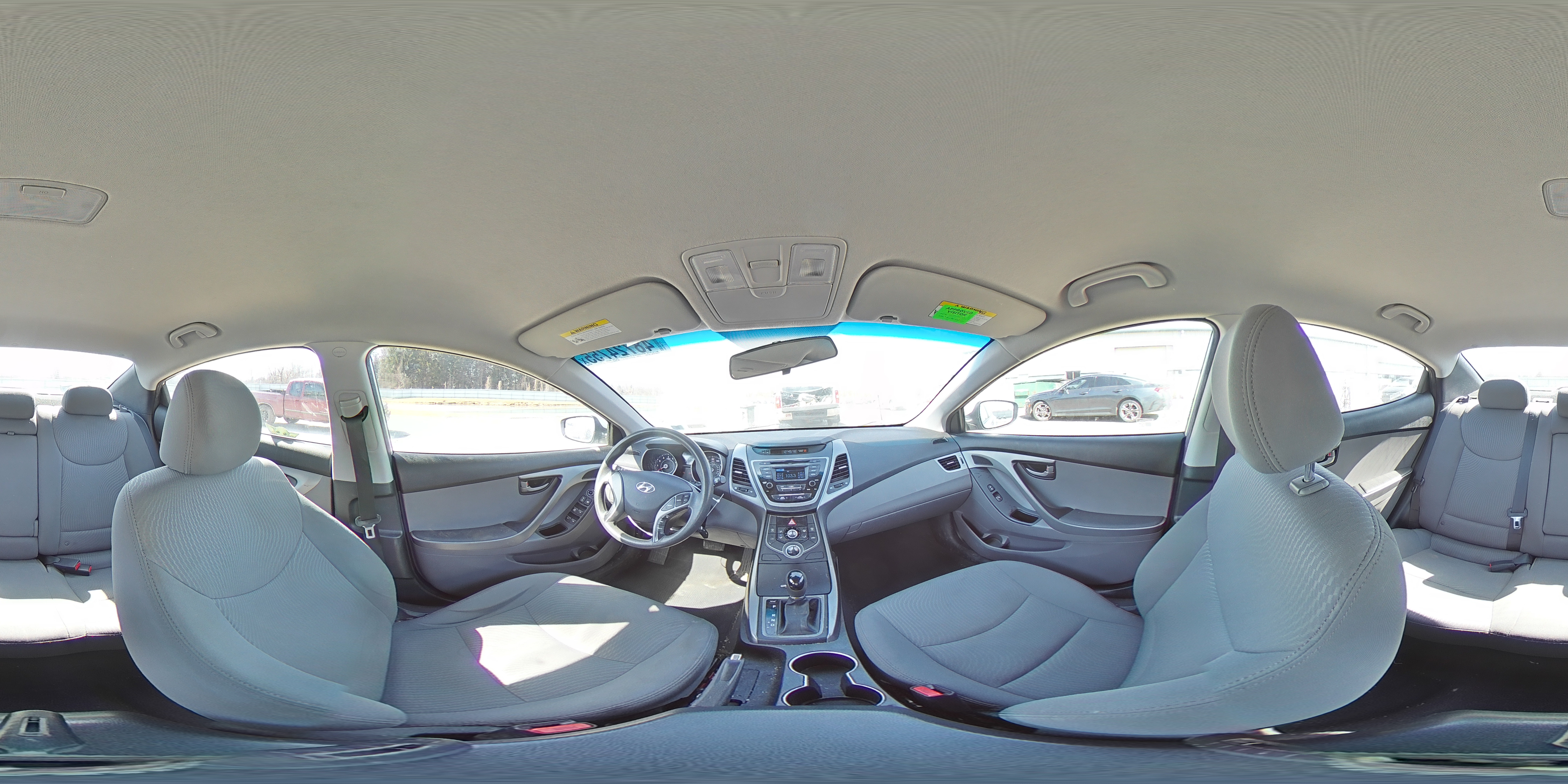 2015 Hyundai Elantra VIN 5NPDH4AE9FH589640 Copart auction photo, all over damage thumbnail 12