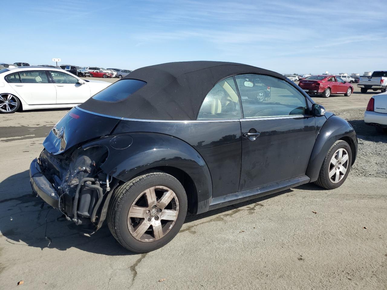 2007 Volkswagen Beetle VIN 3VWRG31Y07M419897 Copart auction photo, rear end damage thumbnail 3