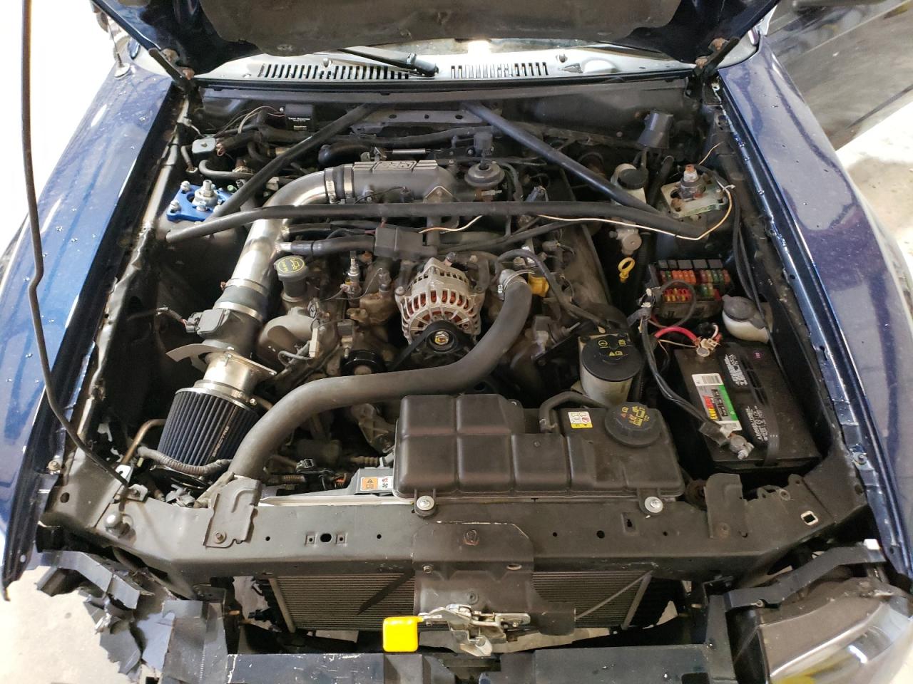 2003 Ford Mustang VIN 1FAFP42X03F360710 Copart auction photo, front end damage thumbnail 11