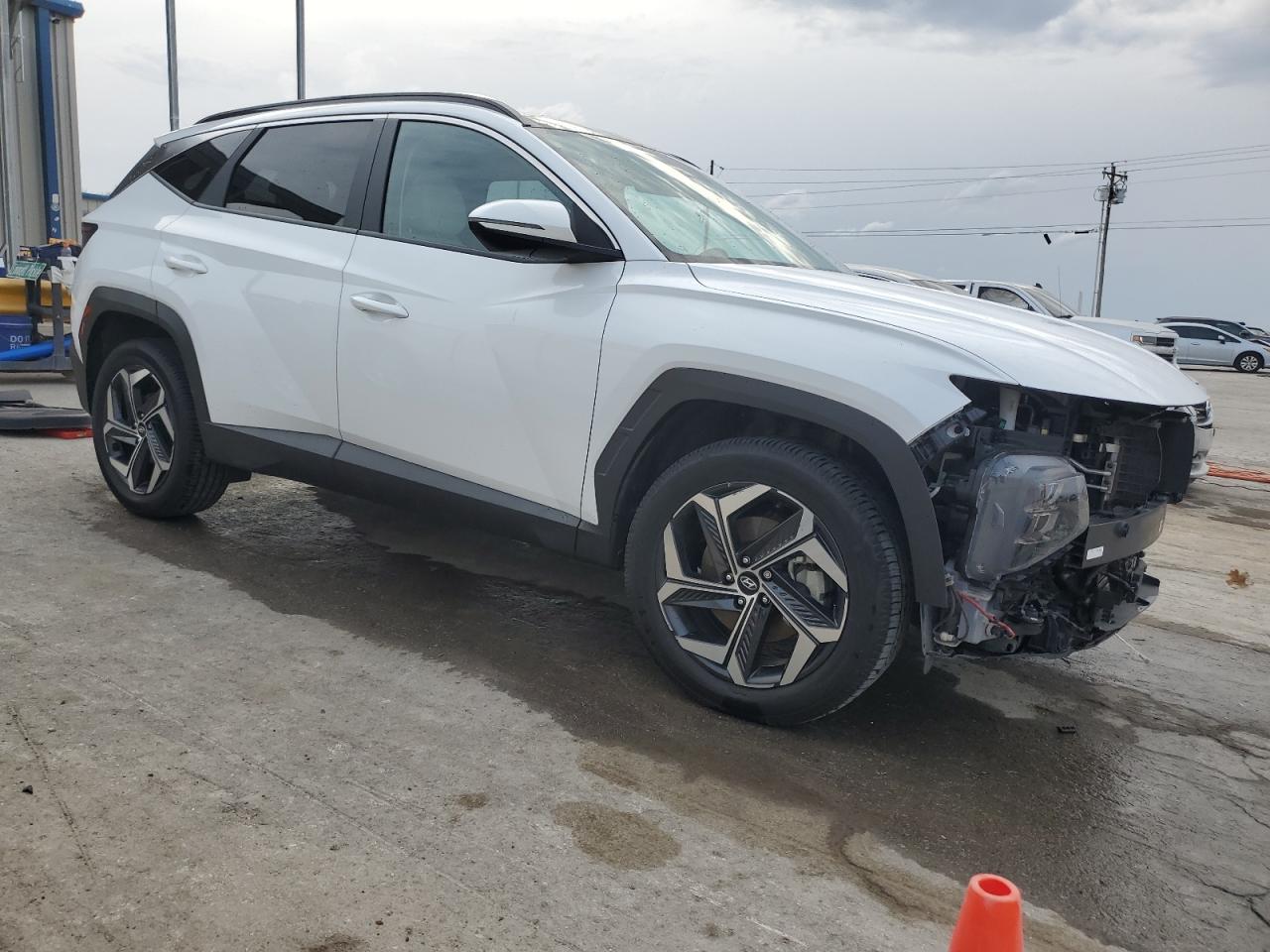2023 Hyundai Tucson VIN KM8JFCA19PU098567 Copart auction photo, side damage thumbnail 4