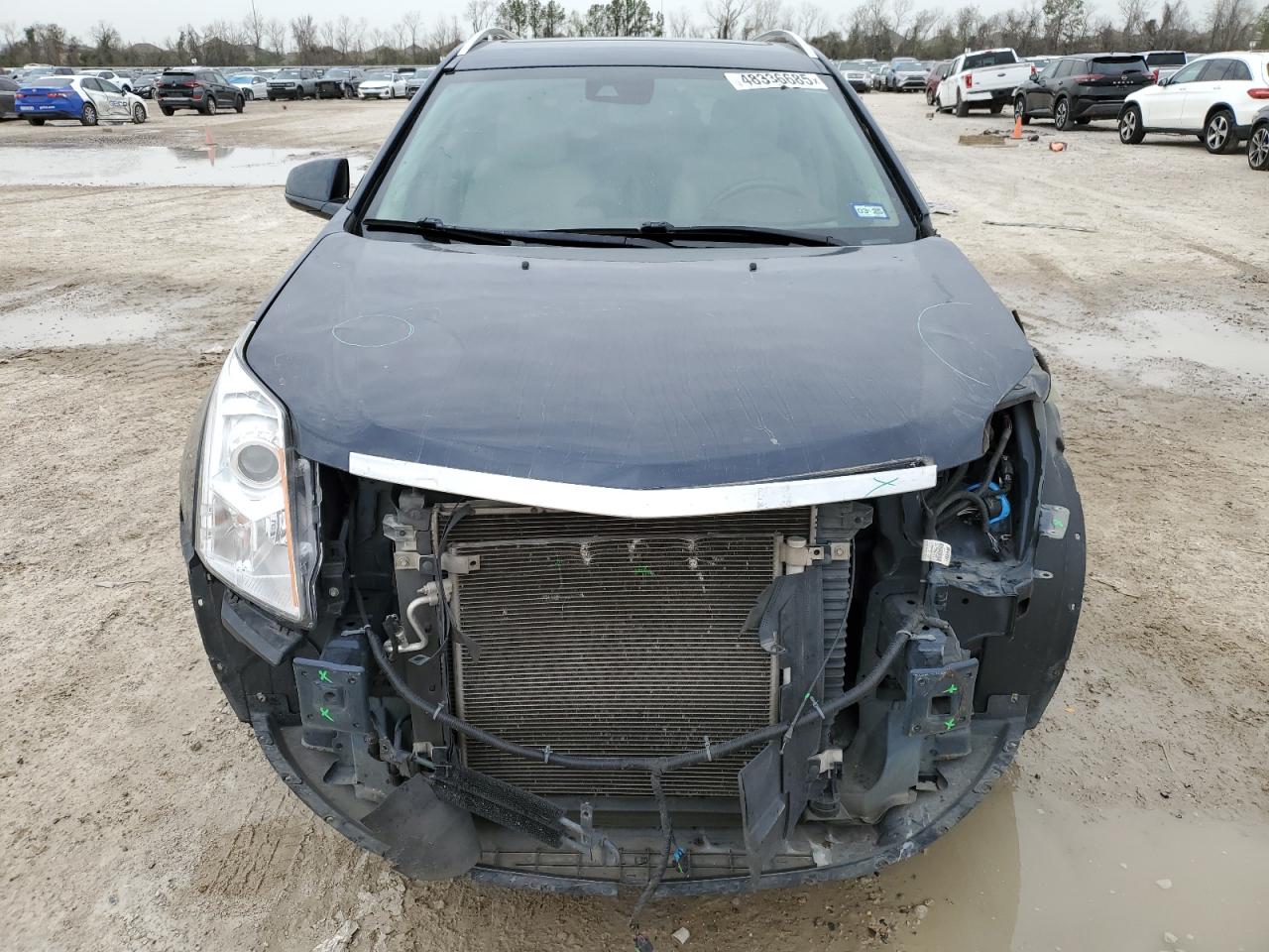 2015 Cadillac SRX VIN 3GYFNBE38FS525409 Copart auction photo, front end / minor dent/scratches damage thumbnail 5