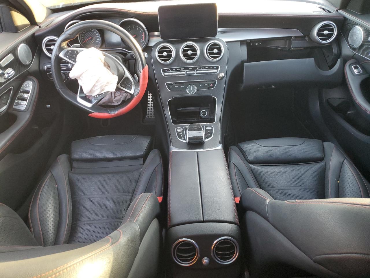 2016 Mercedes-Benz C-klasse VIN 55SWF6EB8GU139258 Copart auction photo, front end / side damage thumbnail 8