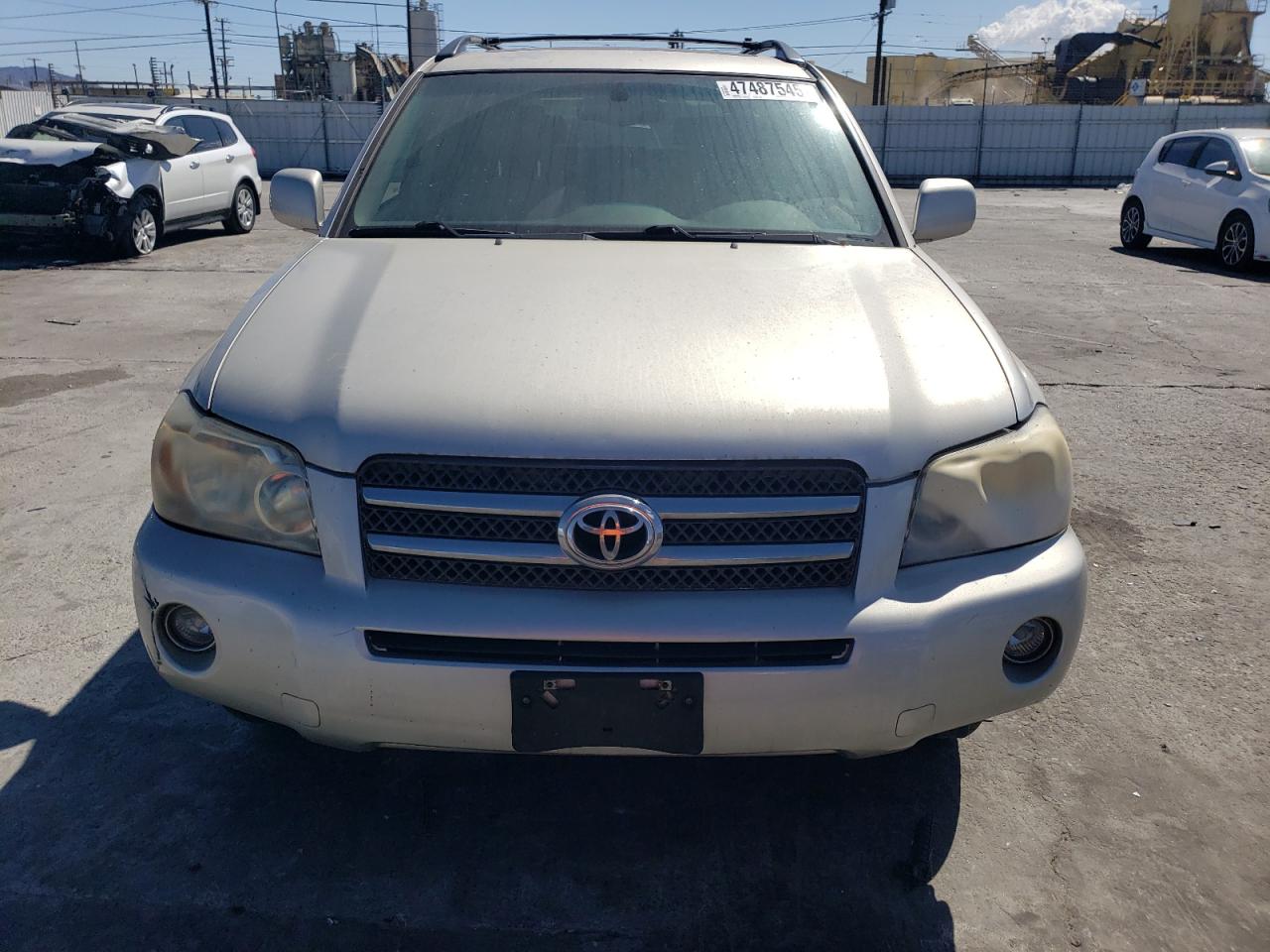 2006 Toyota Highlander VIN JTEEW21AX60031204 Copart auction photo, burn damage thumbnail 5