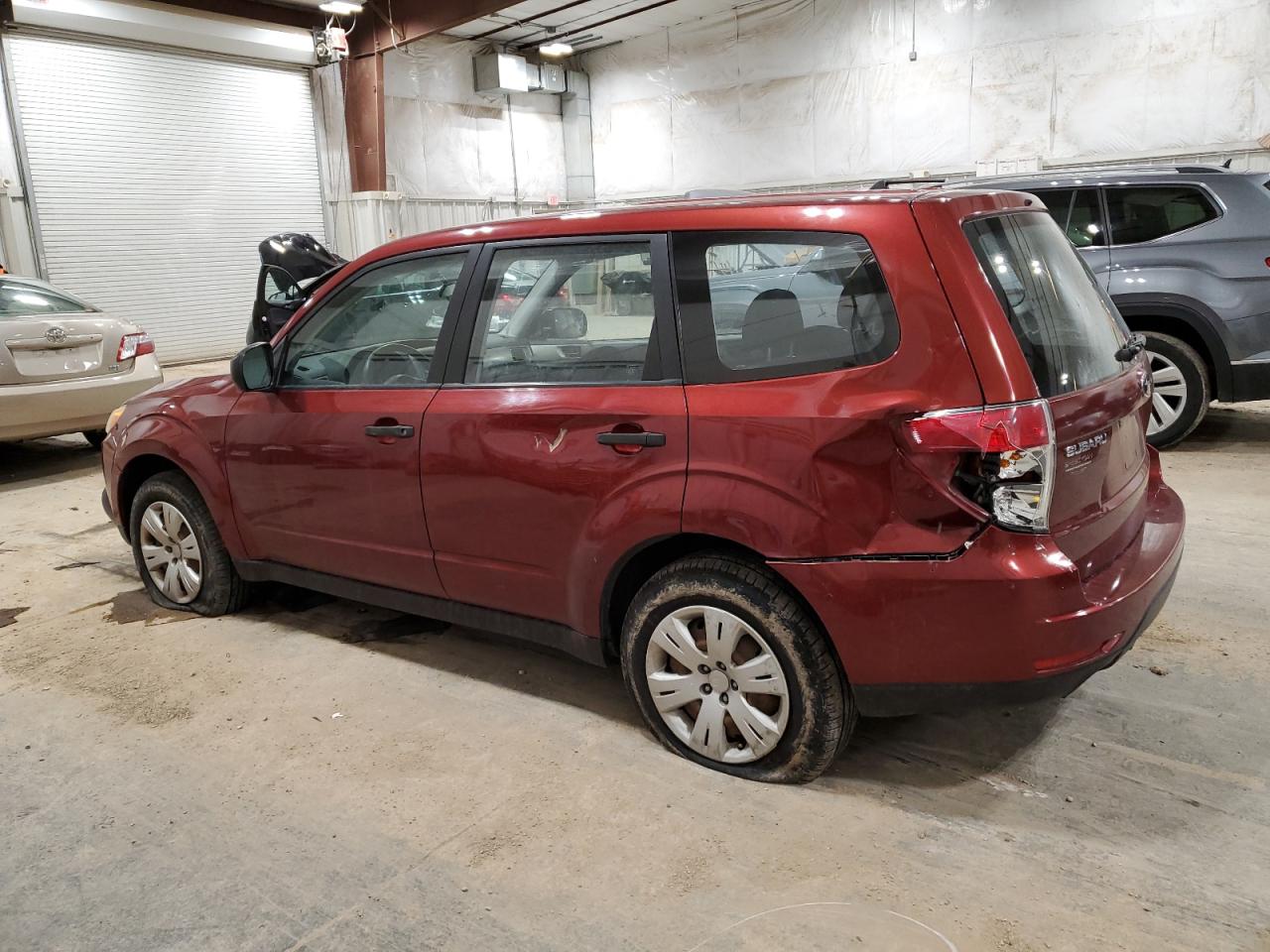 2009 Subaru Forester VIN JF2SH61689H794852 Copart auction photo, side / rear end damage thumbnail 2