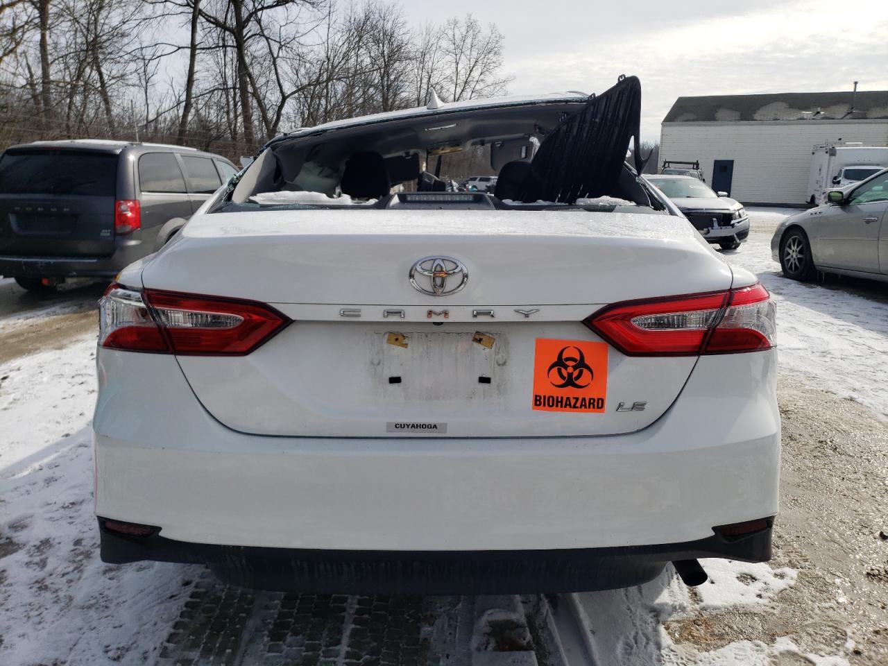 2019 Toyota Camry VIN 4T1B11HK6KU823217 Copart auction photo, rollover damage thumbnail 6