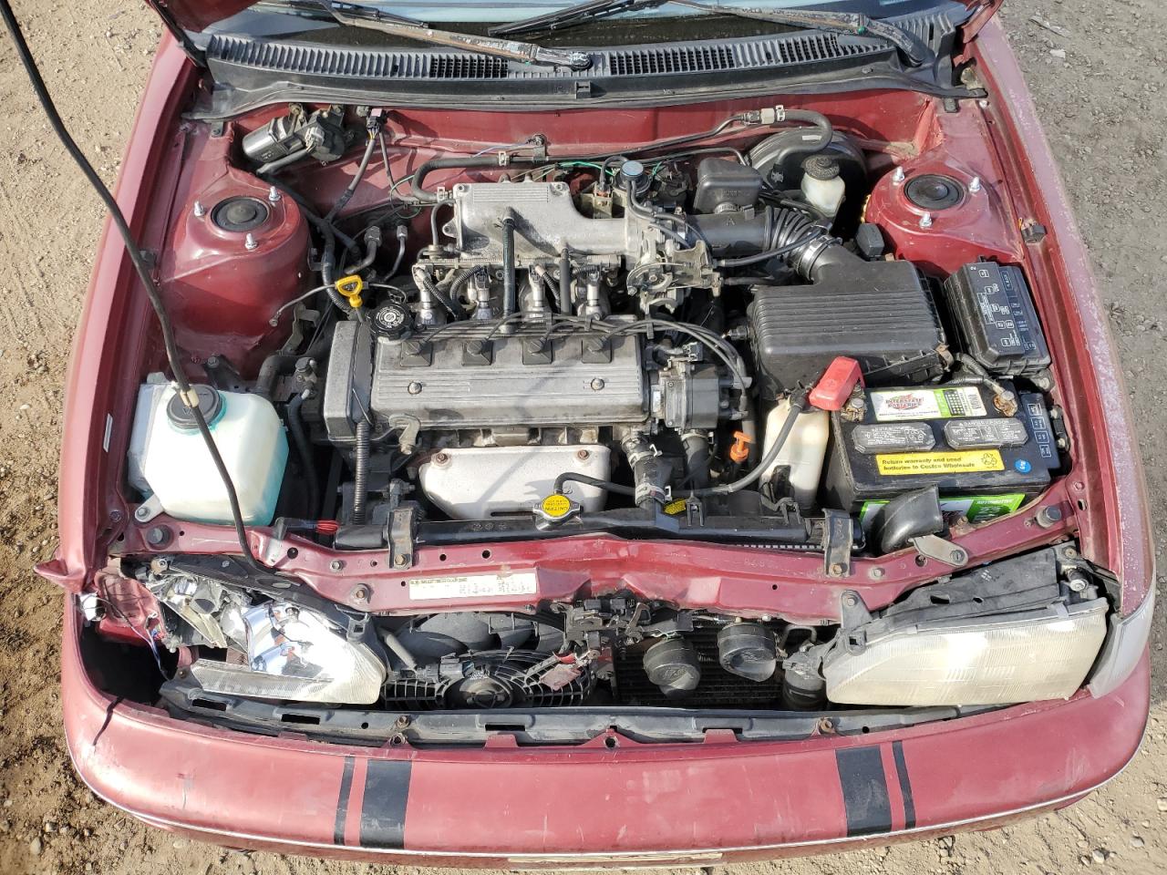 1997 Toyota Corolla VIN 1NXBB02E1VZ633551 Copart auction photo, front end damage thumbnail 12