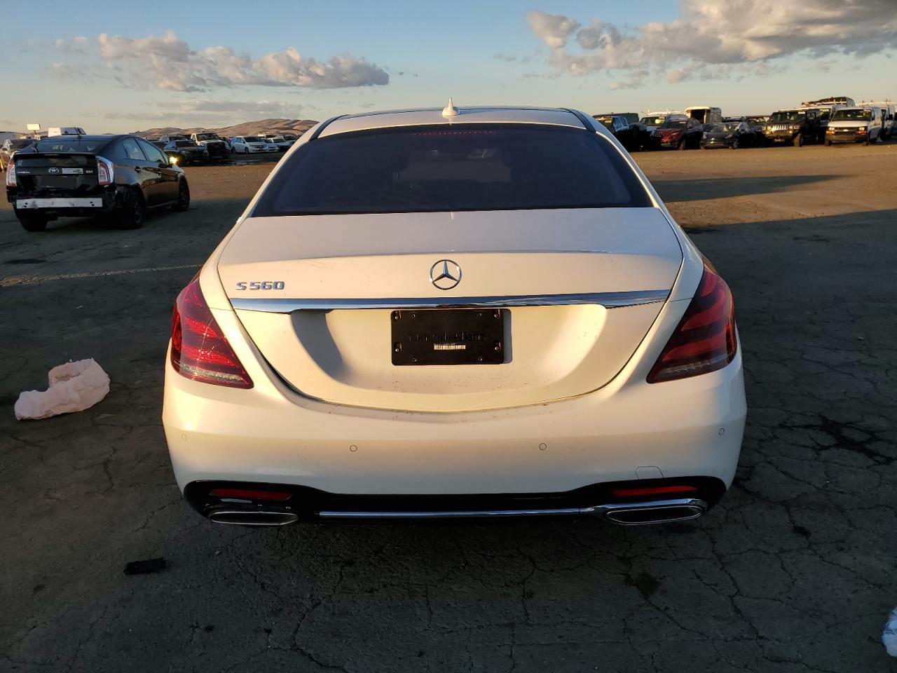 2018 Mercedes-Benz S-klasse VIN WDDUG8DB3JA418495 Copart auction photo, front end damage thumbnail 6
